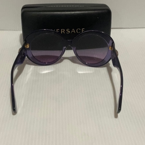 Versace woman’s sunglasses mod4298 purple round made in Italy - Picture 4 of 6